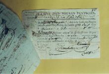 Exemple de reçu pour le paiement de la capitation (taxe annuelle)