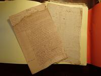 Extrait de deux actes de donations